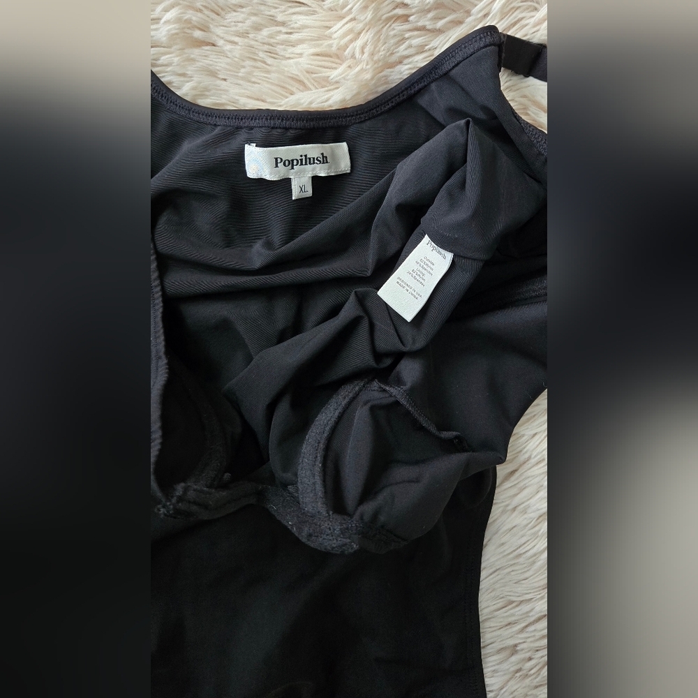 Deep V-Neck Low Back Sculpting Thong Bodysuit #957 NWOT - Picture 11 of 11
